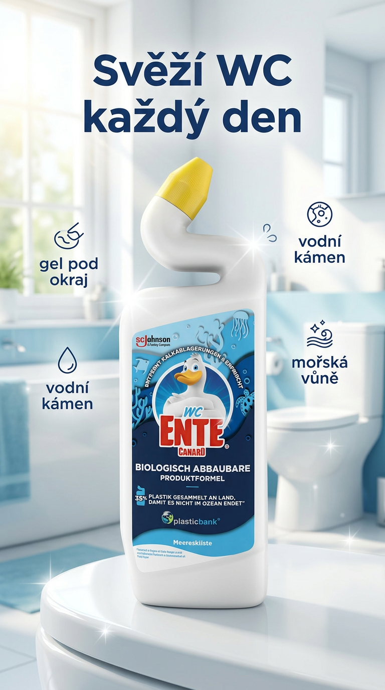 WC Ente čistič WC - lifestyle poster