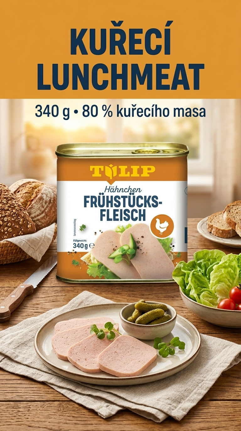 Tulip snídaňové kuřecí maso lunchmeat 340 g - lifestyle poster