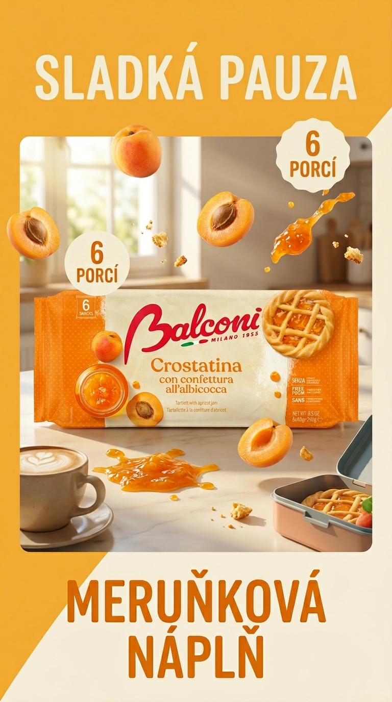 Balconi meruňkové tartaletky - lifestyle poster
