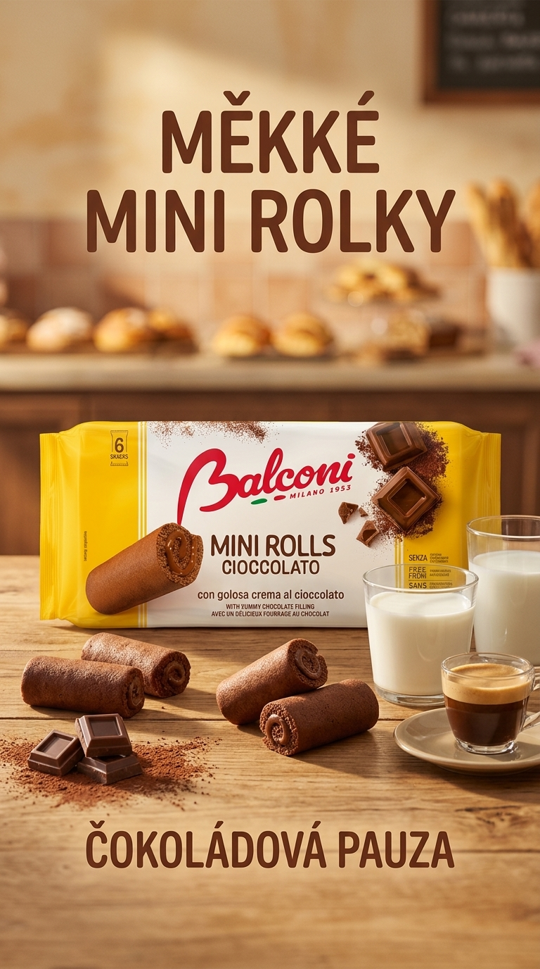 Balconi Mini Rolls Cioccolato - lifestyle poster