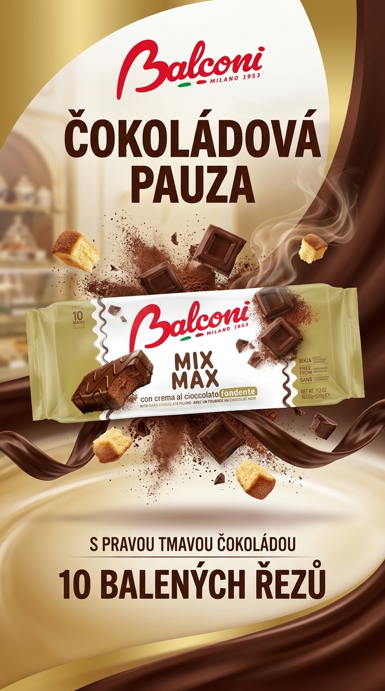 Balconi Mix Max čokoládové řezy - lifestyle poster