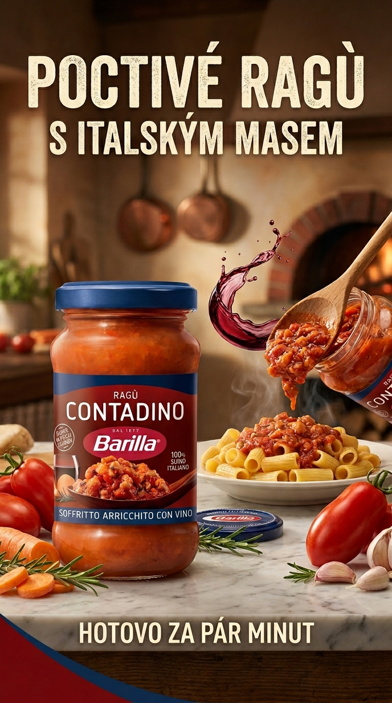 Barilla omáčka Ragú Contadino 300 g - lifestyle poster