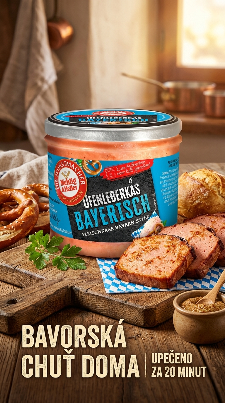Mehlig & Heller bavorská sekaná ve skle 250 g - lifestyle poster