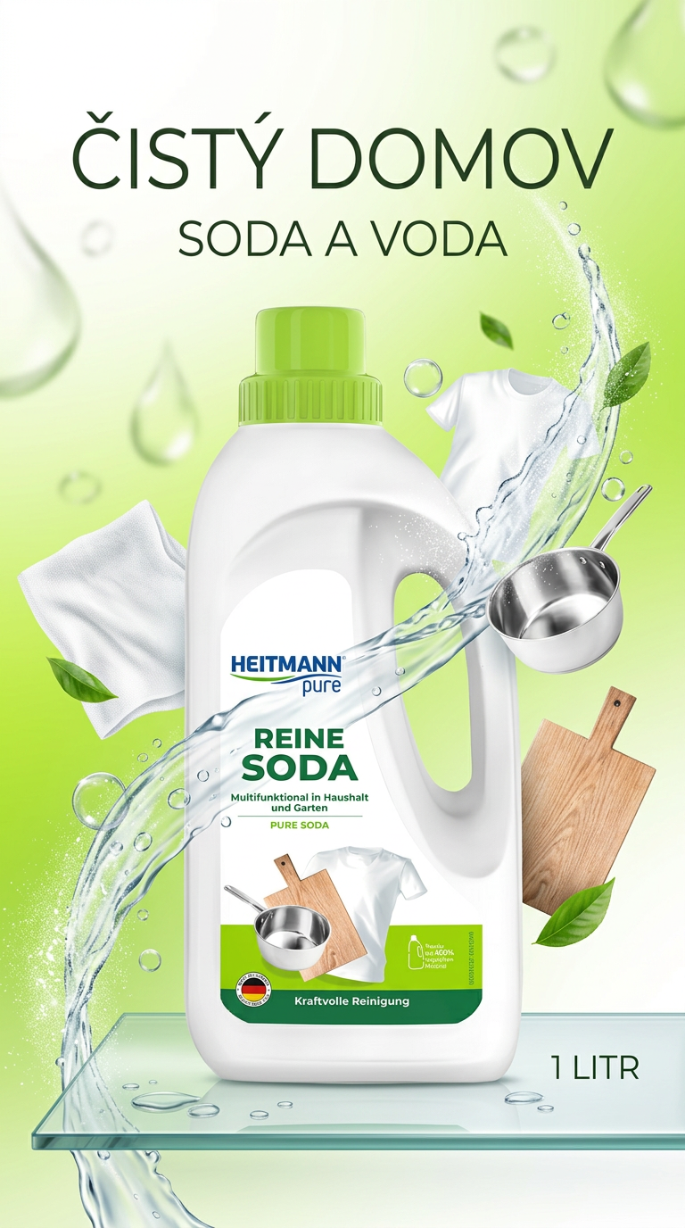 Heitmann čisticí soda 1000 ml - lifestyle poster