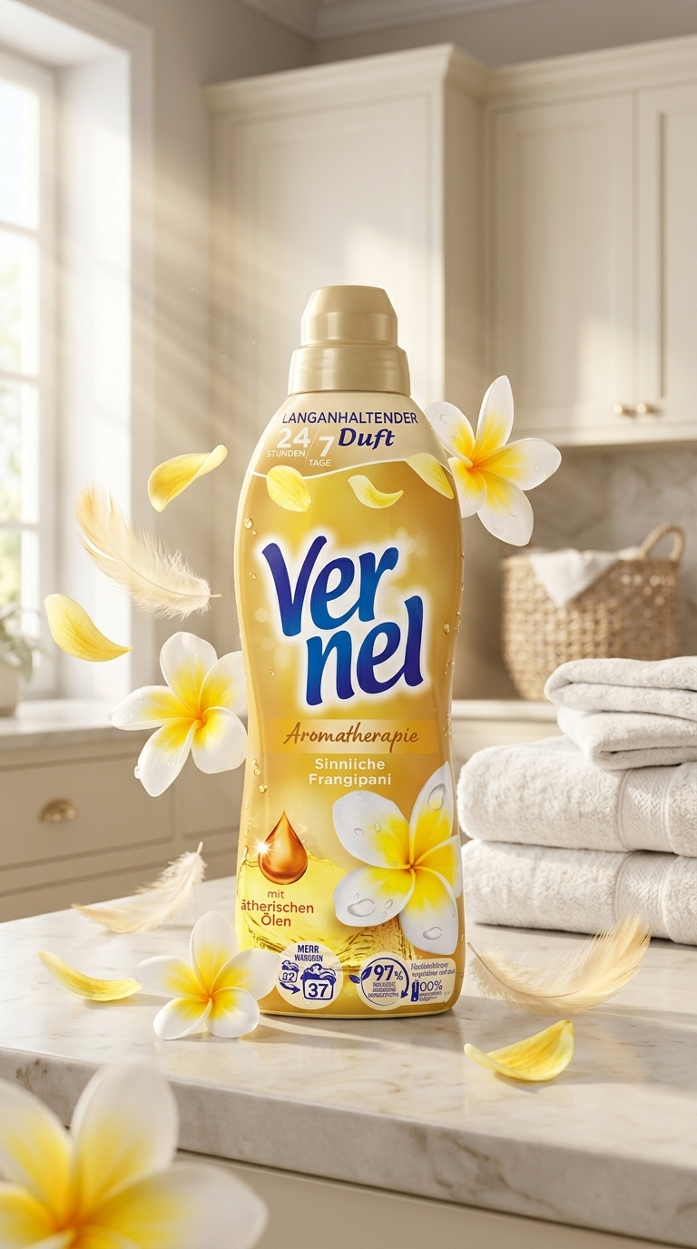 Vernel Aromaterapie Sinnliche Frangipani aviváž 37 dávek, 814 ml - lifestyle poster