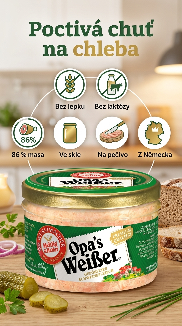 Mehlig & Heller Opa's Weißer 200 g - mobilní infografika