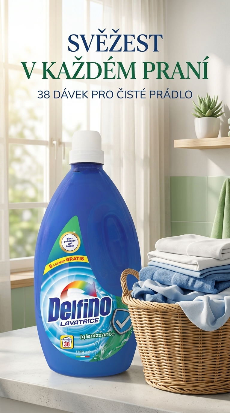 Delfino Igienizzante pro čisté a svěží prádlo