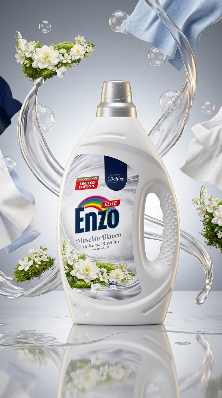 Enzo Elite 6v1 – prací gel s vůní bílého pižma