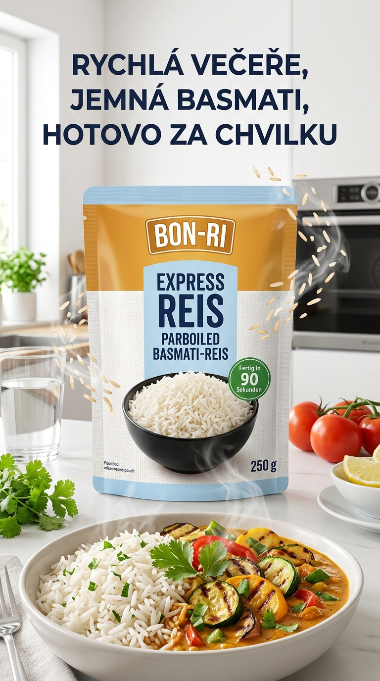 BON-RI expresní basmati rýže 250 g - lifestyle poster