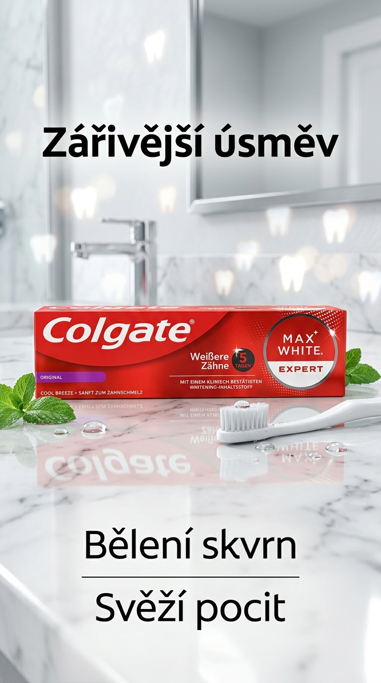 Colgate Bělící zubní pasta Max White Expert 75 ml - lifestyle poster