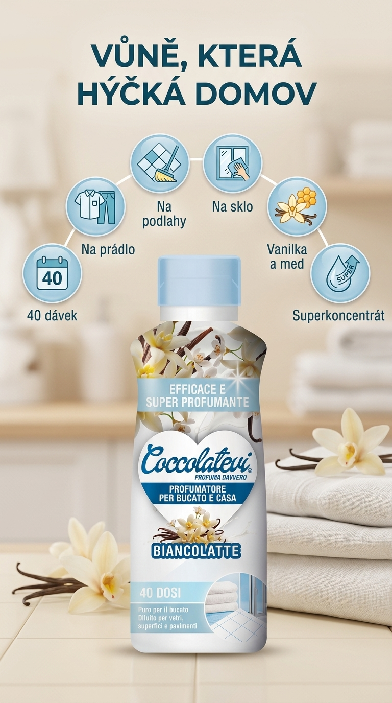Coccolatevi Biancolatte 250 ml - mobilní infografika