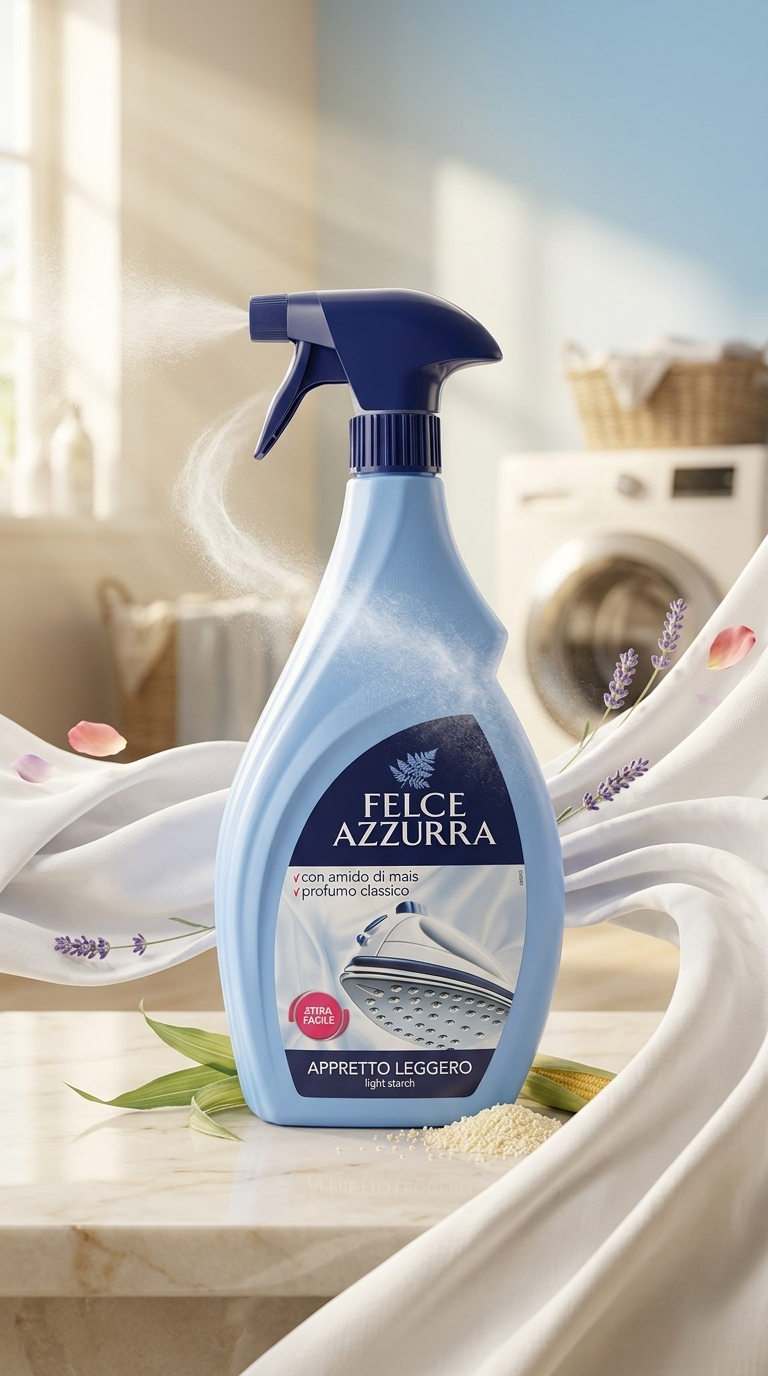 Felce Azzurra škrob na prádlo 750 ml – lifestyle poster