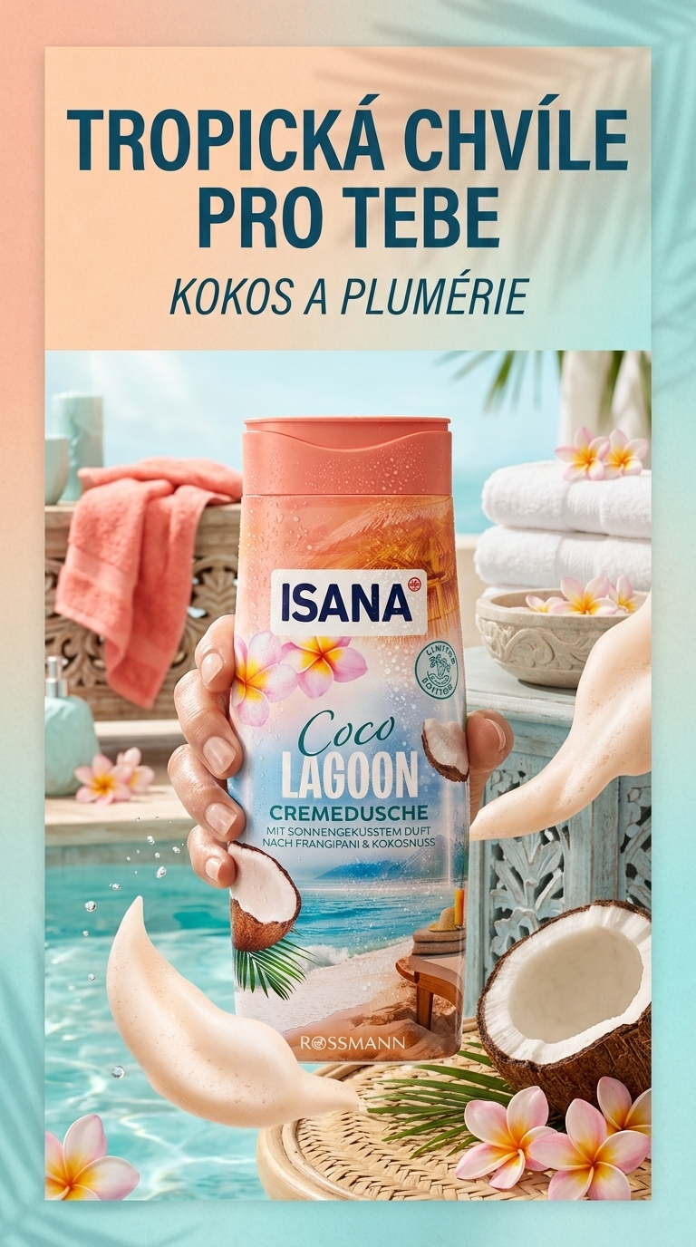 Isana Coco Lagoon - tropický lifestyle poster