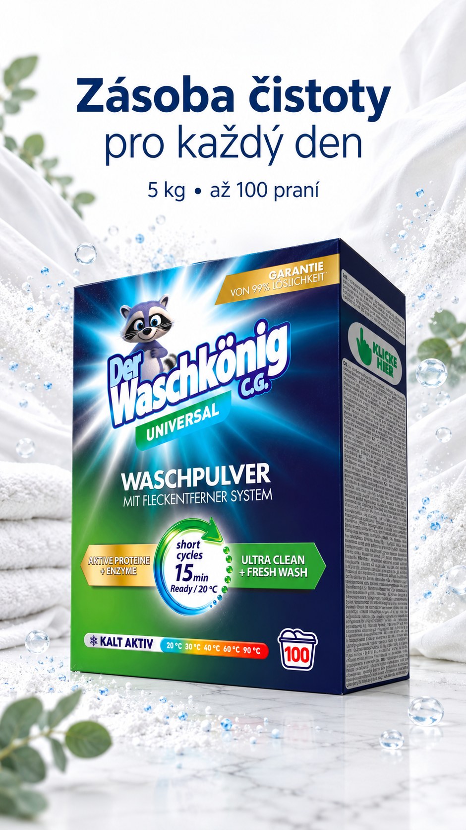 Waschkönig Short Cycles Universal – p8