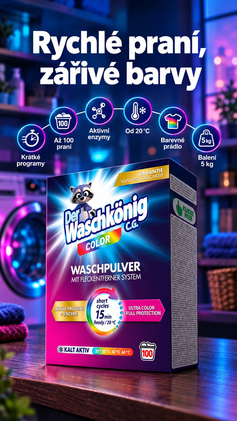 Waschkönig Short Cycles Color – p7