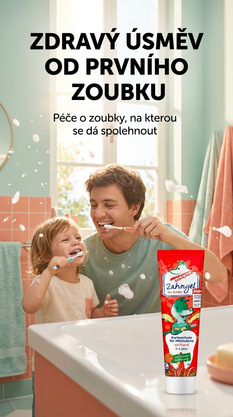 Tabaluga for Kids - společné čištění zoubků rodiče s dítětem