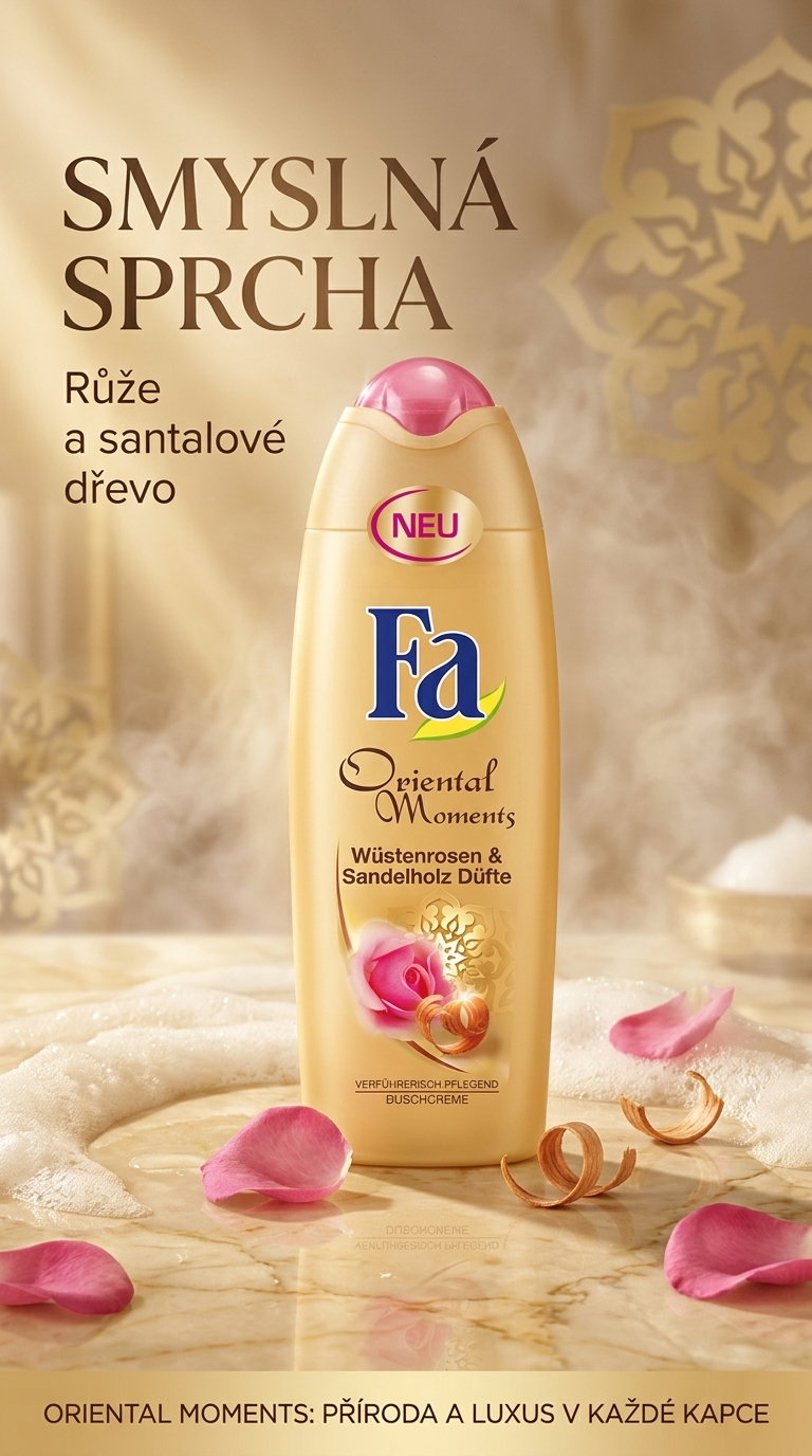 Fa Oriental Moments sprchový gel - lifestyle poster
