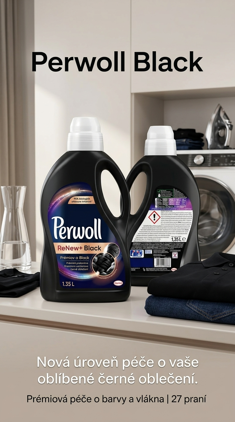 Perwoll ReNew+ Black - lifestyle poster