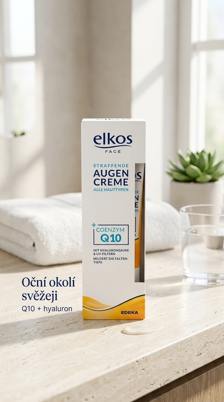 Elkos Q10 oční krém proti vráskám 15 ml - lifestyle péče