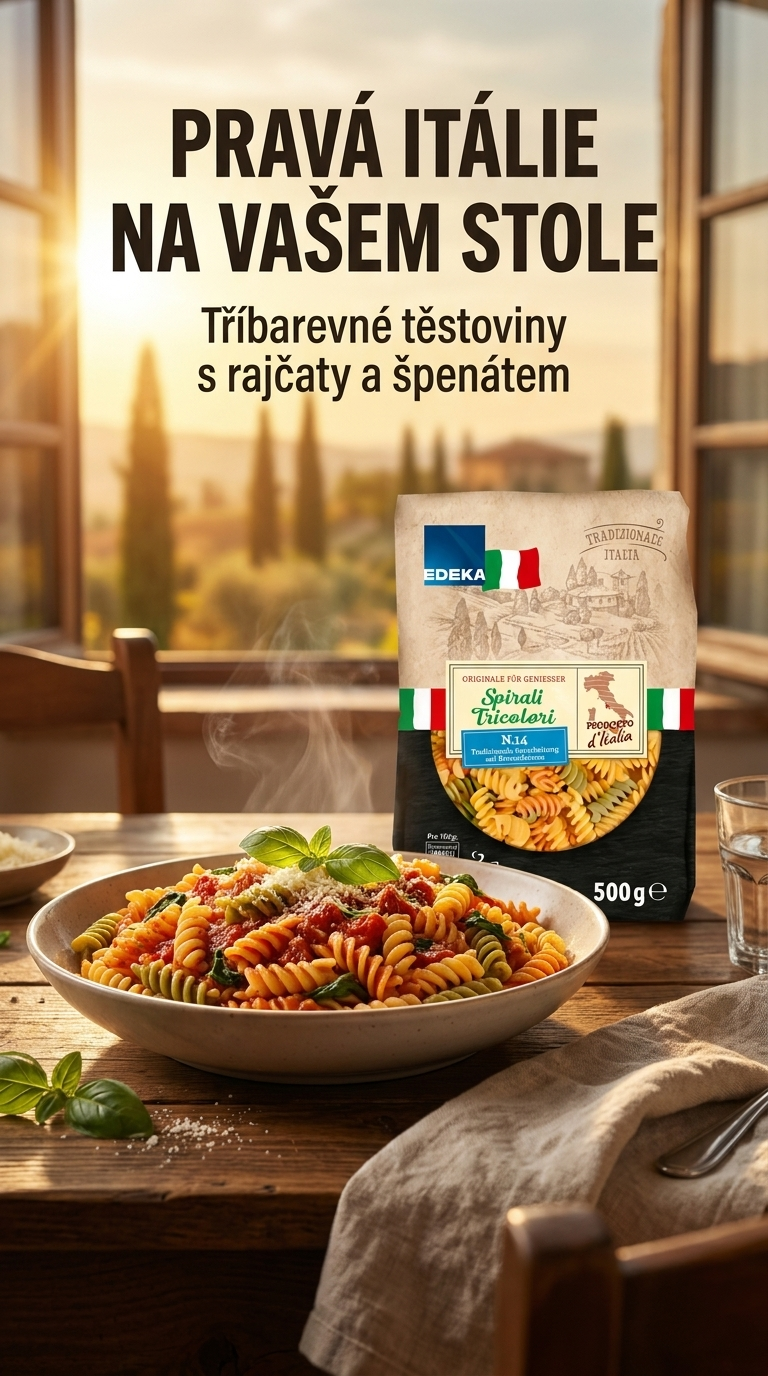 EDEKA Spirali Tricolori - lifestyle poster
