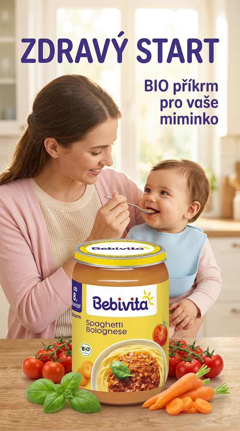 Bebivita 8+ Boloňské špagety 220g - lifestyle poster