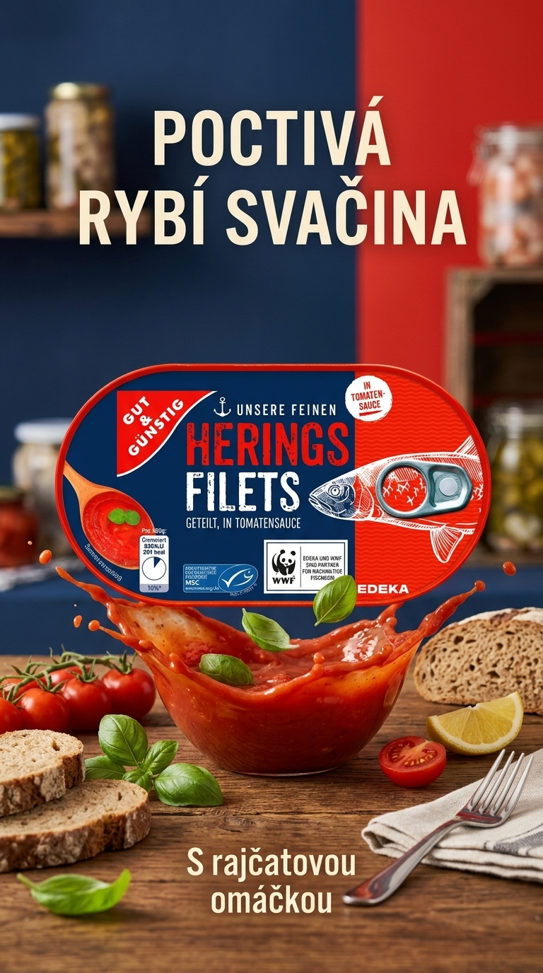 G&G Sleďové filety v rajčatové omáčce - lifestyle poster